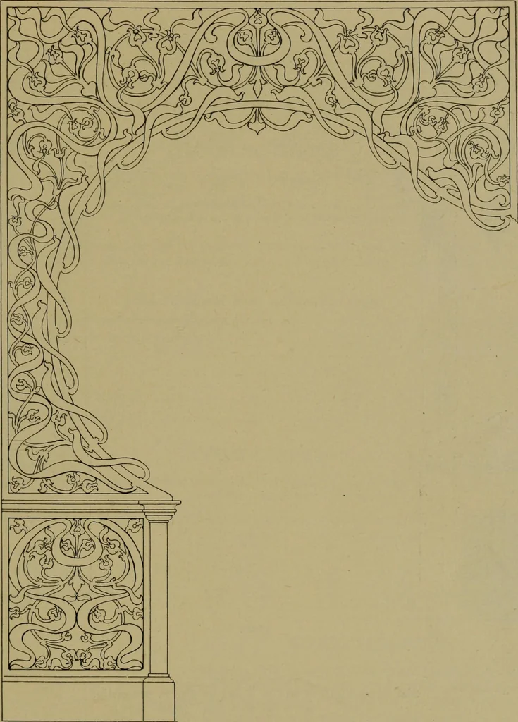 An illustration from Universal design book : containing official list prices of sash, doors and blinds ... official list prices of head, corner and base blocks ... official moulding book ... official list: window glass .., 1908, leaf 292