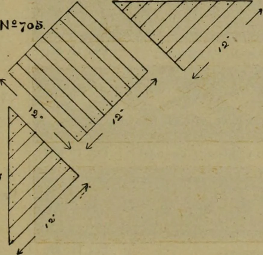 An illustration from Universal design book : containing official list prices of sash, doors and blinds ... official list prices of head, corner and base blocks ... official moulding book ... official list: window glass .., 1908, leaf 294