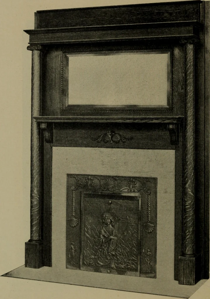 An illustration from Universal design book : containing official list prices of sash, doors and blinds ... official list prices of head, corner and base blocks ... official moulding book ... official list: window glass .., 1908, leaf 303