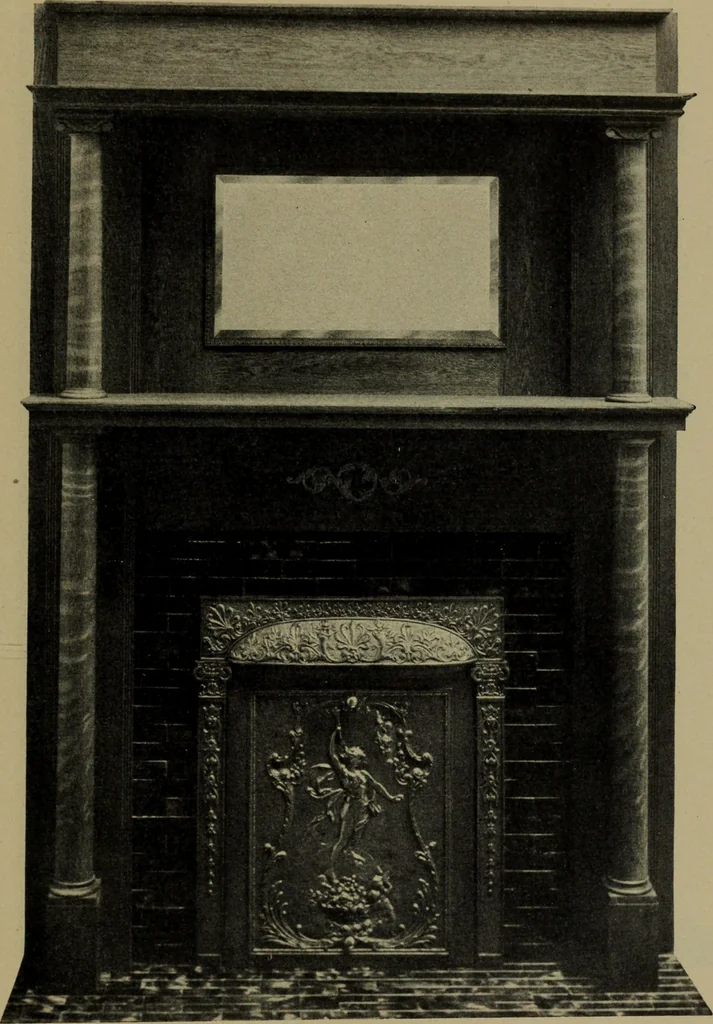 An illustration from Universal design book : containing official list prices of sash, doors and blinds ... official list prices of head, corner and base blocks ... official moulding book ... official list: window glass .., 1908, leaf 304