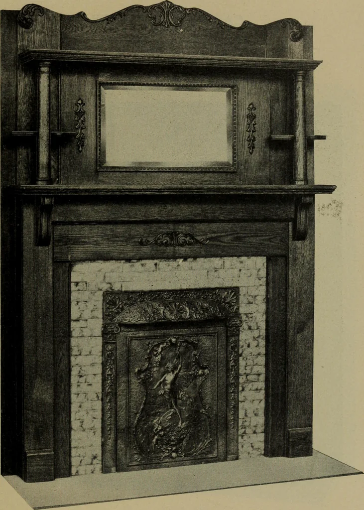 An illustration from Universal design book : containing official list prices of sash, doors and blinds ... official list prices of head, corner and base blocks ... official moulding book ... official list: window glass .., 1908, leaf 306