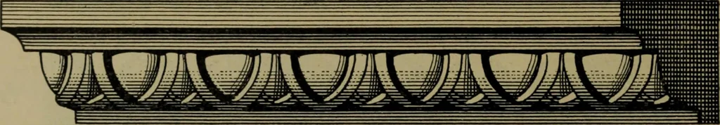 An illustration from Universal design book : containing official list prices of sash, doors and blinds ... official list prices of head, corner and base blocks ... official moulding book ... official list: window glass .., 1908, leaf 317