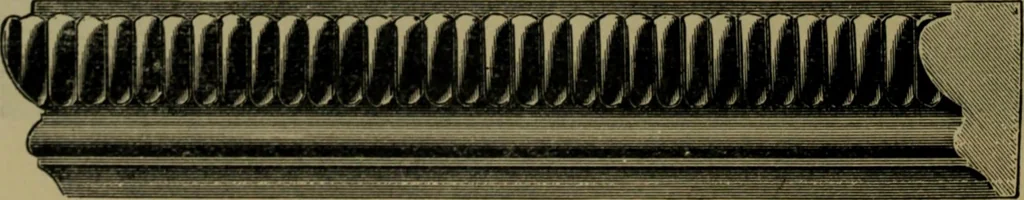 An illustration from Universal design book : containing official list prices of sash, doors and blinds ... official list prices of head, corner and base blocks ... official moulding book ... official list: window glass .., 1908, leaf 321
