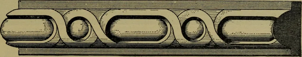 An illustration from Universal design book : containing official list prices of sash, doors and blinds ... official list prices of head, corner and base blocks ... official moulding book ... official list: window glass .., 1908, leaf 322