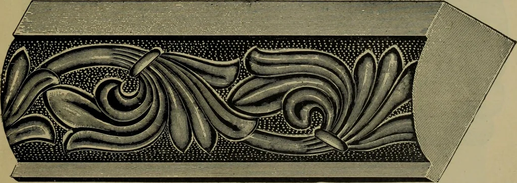 An illustration from Universal design book : containing official list prices of sash, doors and blinds ... official list prices of head, corner and base blocks ... official moulding book ... official list: window glass .., 1908, leaf 324