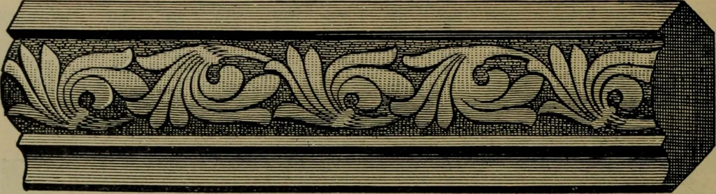 An illustration from Universal design book : containing official list prices of sash, doors and blinds ... official list prices of head, corner and base blocks ... official moulding book ... official list: window glass .., 1908, leaf 325