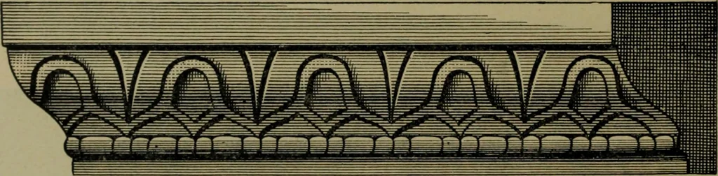 An illustration from Universal design book : containing official list prices of sash, doors and blinds ... official list prices of head, corner and base blocks ... official moulding book ... official list: window glass .., 1908, leaf 325