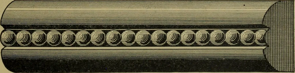 An illustration from Universal design book : containing official list prices of sash, doors and blinds ... official list prices of head, corner and base blocks ... official moulding book ... official list: window glass .., 1908, leaf 326