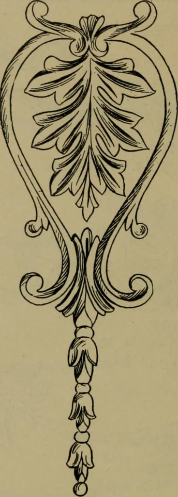 An illustration from Universal design book : containing official list prices of sash, doors and blinds ... official list prices of head, corner and base blocks ... official moulding book ... official list: window glass .., 1908, leaf 333