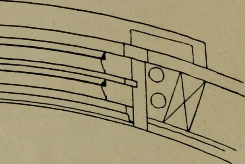 An illustration from Universal design book : containing official list prices of sash, doors and blinds ... official list prices of head, corner and base blocks ... official moulding book ... official list: window glass .., 1908, leaf 35