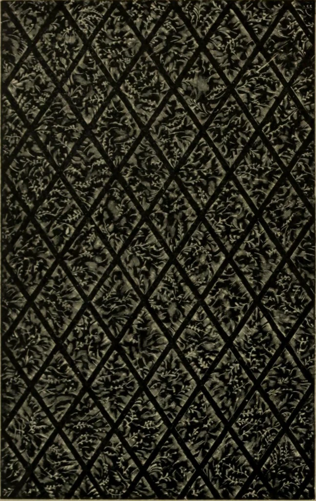An illustration from Universal design book : containing official list prices of sash, doors and blinds ... official list prices of head, corner and base blocks ... official moulding book ... official list: window glass .., 1908, leaf 375