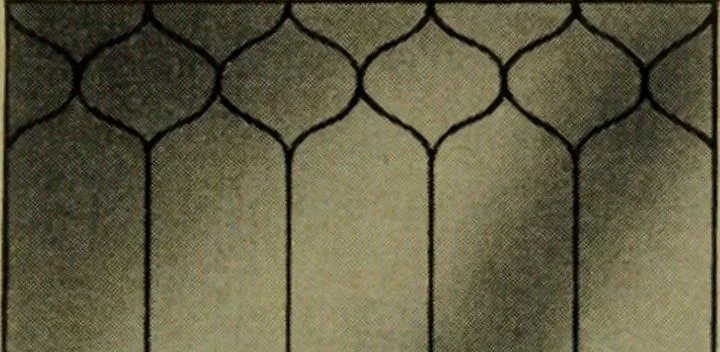 An illustration from Universal design book : containing official list prices of sash, doors and blinds ... official list prices of head, corner and base blocks ... official moulding book ... official list: window glass .., 1908, leaf 378