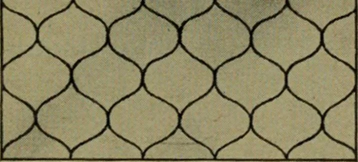 An illustration from Universal design book : containing official list prices of sash, doors and blinds ... official list prices of head, corner and base blocks ... official moulding book ... official list: window glass .., 1908, leaf 378