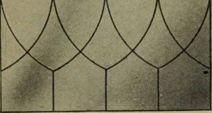 An illustration from Universal design book : containing official list prices of sash, doors and blinds ... official list prices of head, corner and base blocks ... official moulding book ... official list: window glass .., 1908, leaf 378