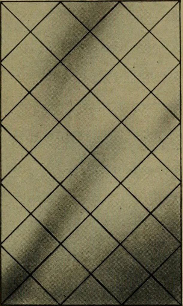 An illustration from Universal design book : containing official list prices of sash, doors and blinds ... official list prices of head, corner and base blocks ... official moulding book ... official list: window glass .., 1908, leaf 380