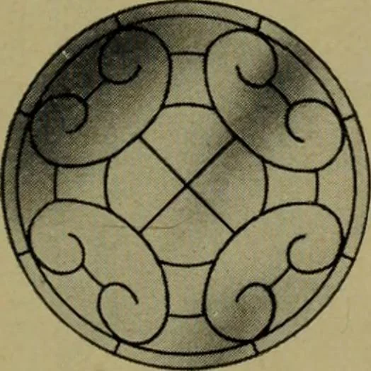 An illustration from Universal design book : containing official list prices of sash, doors and blinds ... official list prices of head, corner and base blocks ... official moulding book ... official list: window glass .., 1908, leaf 380