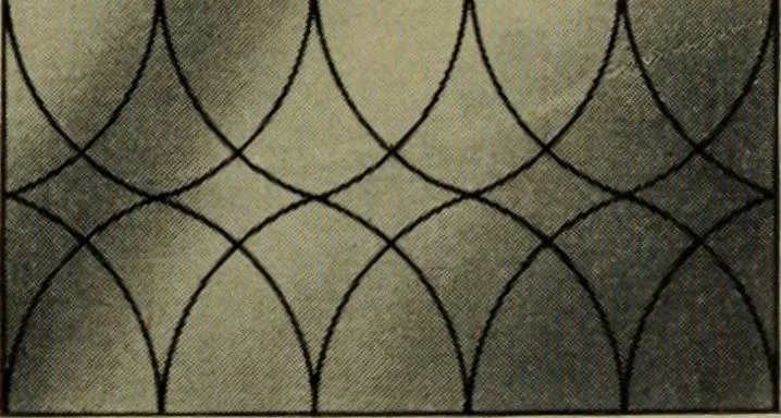 An illustration from Universal design book : containing official list prices of sash, doors and blinds ... official list prices of head, corner and base blocks ... official moulding book ... official list: window glass .., 1908, leaf 380