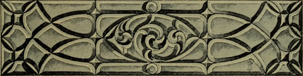 An illustration from Universal design book : containing official list prices of sash, doors and blinds ... official list prices of head, corner and base blocks ... official moulding book ... official list: window glass .., 1908, leaf 382