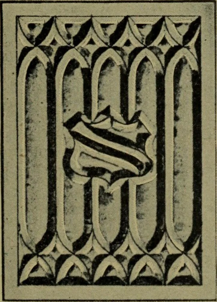 An illustration from Universal design book : containing official list prices of sash, doors and blinds ... official list prices of head, corner and base blocks ... official moulding book ... official list: window glass .., 1908, leaf 384