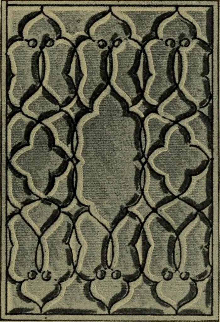An illustration from Universal design book : containing official list prices of sash, doors and blinds ... official list prices of head, corner and base blocks ... official moulding book ... official list: window glass .., 1908, leaf 388