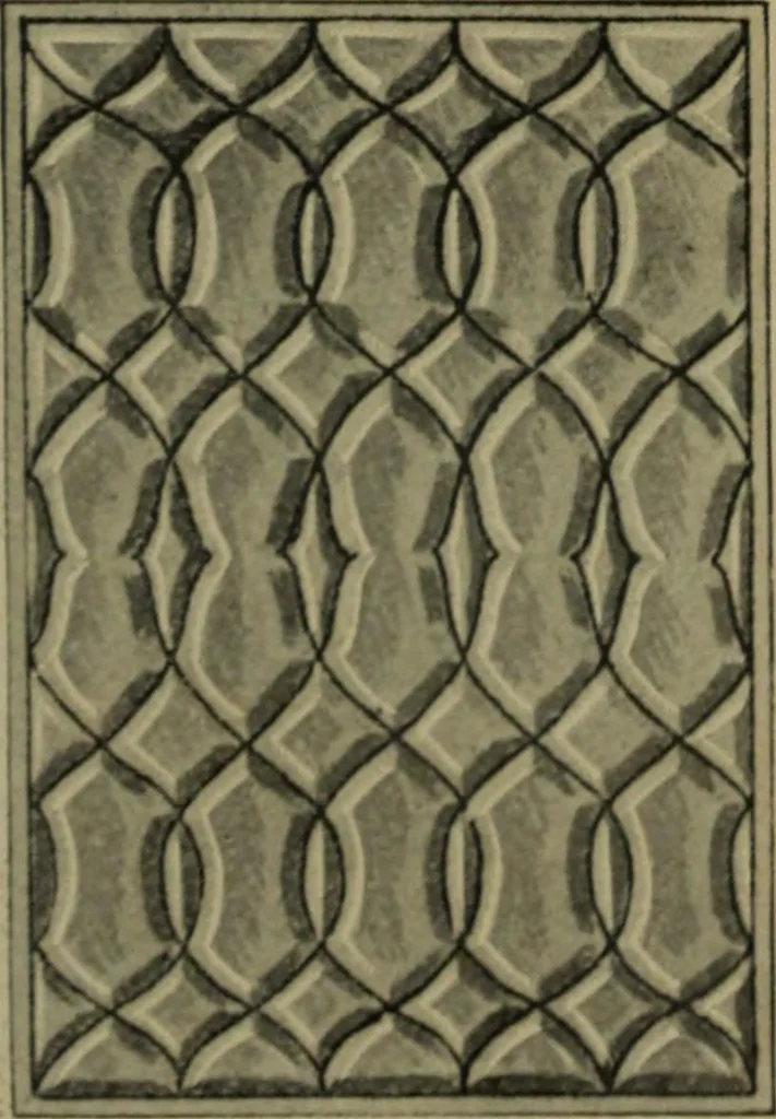 An illustration from Universal design book : containing official list prices of sash, doors and blinds ... official list prices of head, corner and base blocks ... official moulding book ... official list: window glass .., 1908, leaf 389