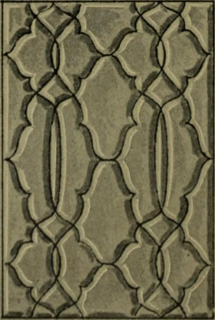 An illustration from Universal design book : containing official list prices of sash, doors and blinds ... official list prices of head, corner and base blocks ... official moulding book ... official list: window glass .., 1908, leaf 389