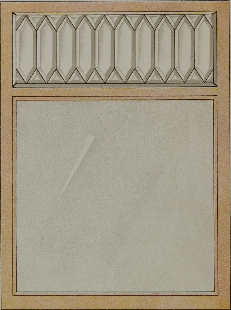 An illustration from Universal design book : containing official list prices of sash, doors and blinds ... official list prices of head, corner and base blocks ... official moulding book ... official list: window glass .., 1908, leaf 39