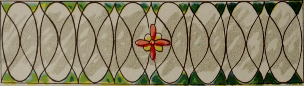 An illustration from Universal design book : containing official list prices of sash, doors and blinds ... official list prices of head, corner and base blocks ... official moulding book ... official list: window glass .., 1908, leaf 391