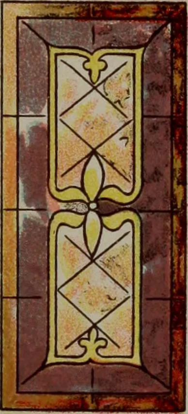 An illustration from Universal design book : containing official list prices of sash, doors and blinds ... official list prices of head, corner and base blocks ... official moulding book ... official list: window glass .., 1908, leaf 392