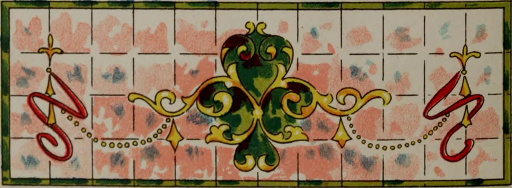 An illustration from Universal design book : containing official list prices of sash, doors and blinds ... official list prices of head, corner and base blocks ... official moulding book ... official list: window glass .., 1908, leaf 395