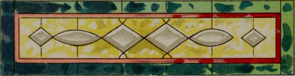 An illustration from Universal design book : containing official list prices of sash, doors and blinds ... official list prices of head, corner and base blocks ... official moulding book ... official list: window glass .., 1908, leaf 397