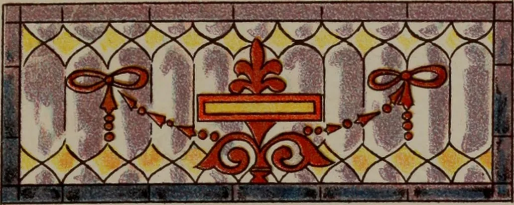 An illustration from Universal design book : containing official list prices of sash, doors and blinds ... official list prices of head, corner and base blocks ... official moulding book ... official list: window glass .., 1908, leaf 398