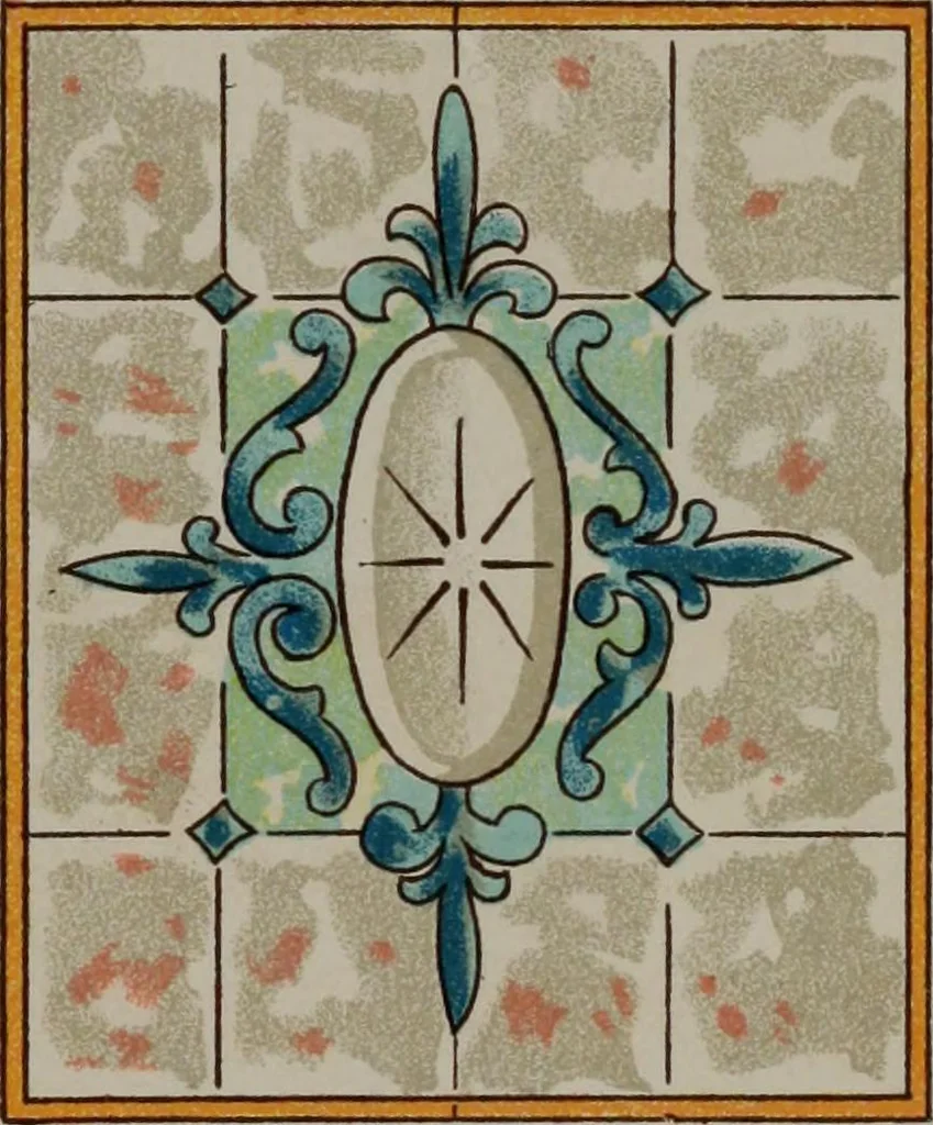An illustration from Universal design book : containing official list prices of sash, doors and blinds ... official list prices of head, corner and base blocks ... official moulding book ... official list: window glass .., 1908, leaf 398
