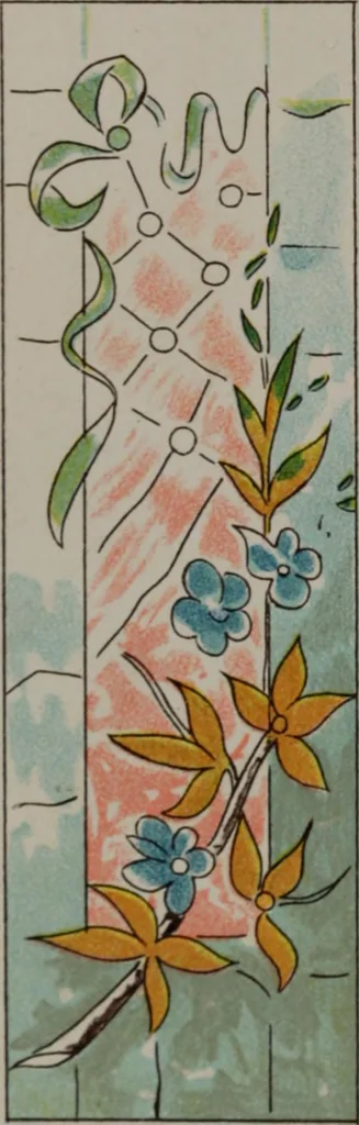An illustration from Universal design book : containing official list prices of sash, doors and blinds ... official list prices of head, corner and base blocks ... official moulding book ... official list: window glass .., 1908, leaf 399