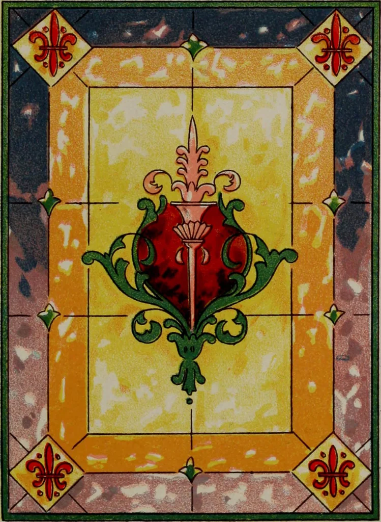 An illustration from Universal design book : containing official list prices of sash, doors and blinds ... official list prices of head, corner and base blocks ... official moulding book ... official list: window glass .., 1908, leaf 400