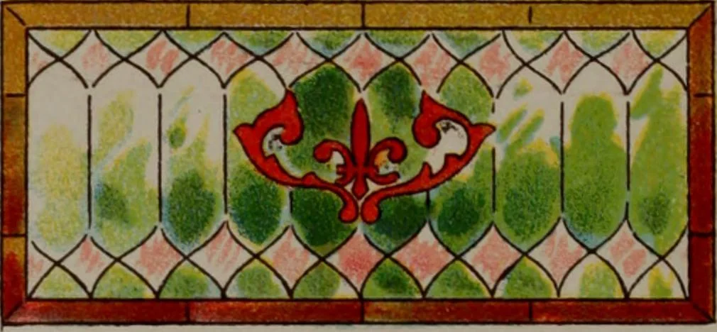 An illustration from Universal design book : containing official list prices of sash, doors and blinds ... official list prices of head, corner and base blocks ... official moulding book ... official list: window glass .., 1908, leaf 401
