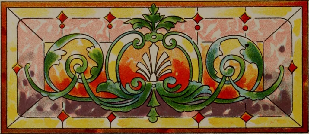 An illustration from Universal design book : containing official list prices of sash, doors and blinds ... official list prices of head, corner and base blocks ... official moulding book ... official list: window glass .., 1908, leaf 401