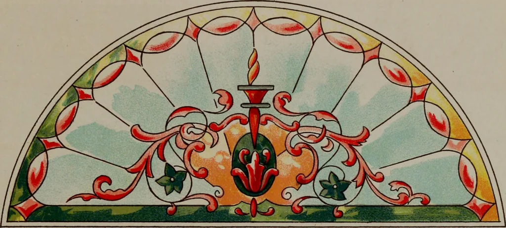 An illustration from Universal design book : containing official list prices of sash, doors and blinds ... official list prices of head, corner and base blocks ... official moulding book ... official list: window glass .., 1908, leaf 402