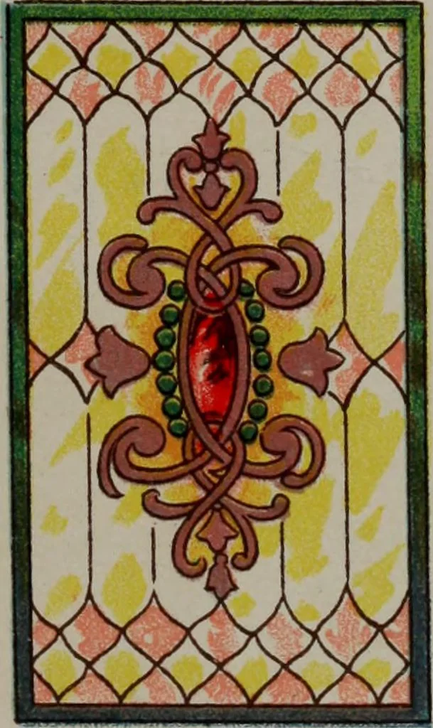 An illustration from Universal design book : containing official list prices of sash, doors and blinds ... official list prices of head, corner and base blocks ... official moulding book ... official list: window glass .., 1908, leaf 404