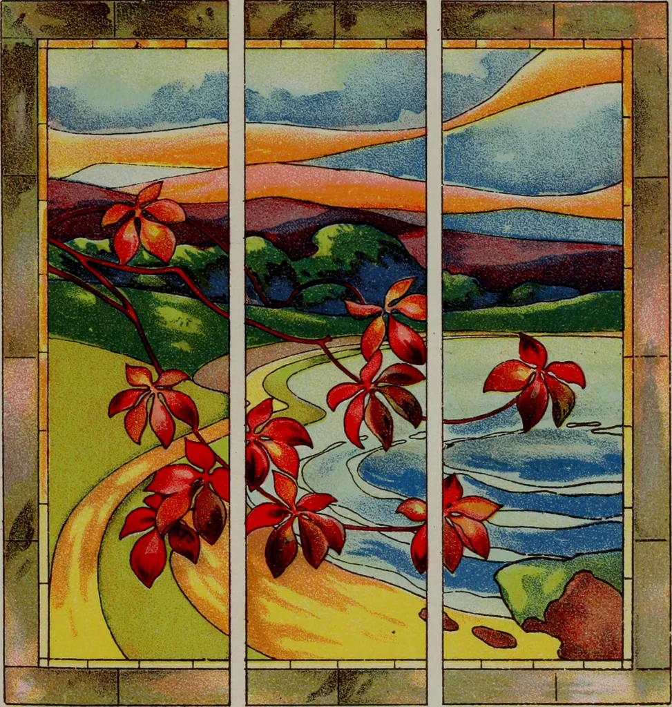 An illustration from Universal design book : containing official list prices of sash, doors and blinds ... official list prices of head, corner and base blocks ... official moulding book ... official list: window glass .., 1908, leaf 406