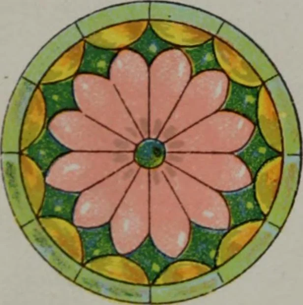 An illustration from Universal design book : containing official list prices of sash, doors and blinds ... official list prices of head, corner and base blocks ... official moulding book ... official list: window glass .., 1908, leaf 407