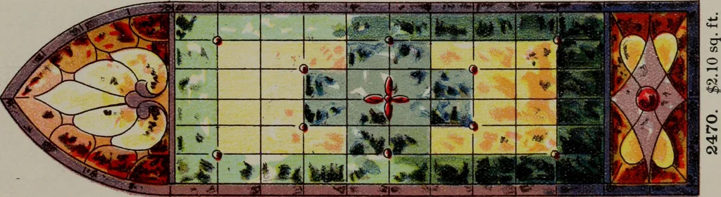 An illustration from Universal design book : containing official list prices of sash, doors and blinds ... official list prices of head, corner and base blocks ... official moulding book ... official list: window glass .., 1908, leaf 414