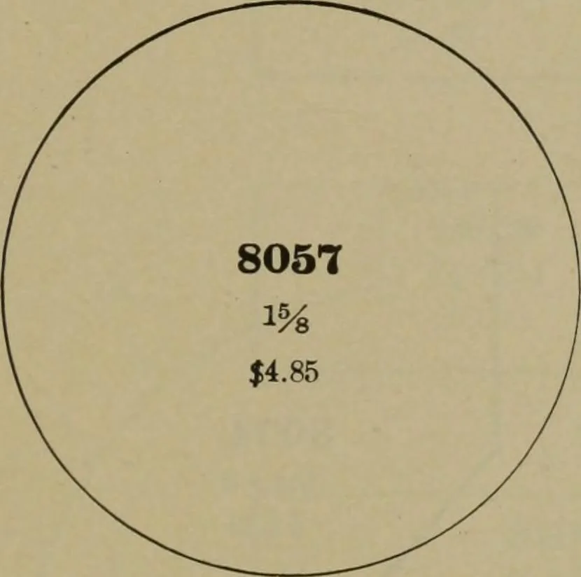 An illustration from Universal design book : containing official list prices of sash, doors and blinds ... official list prices of head, corner and base blocks ... official moulding book ... official list: window glass .., 1908, leaf 424