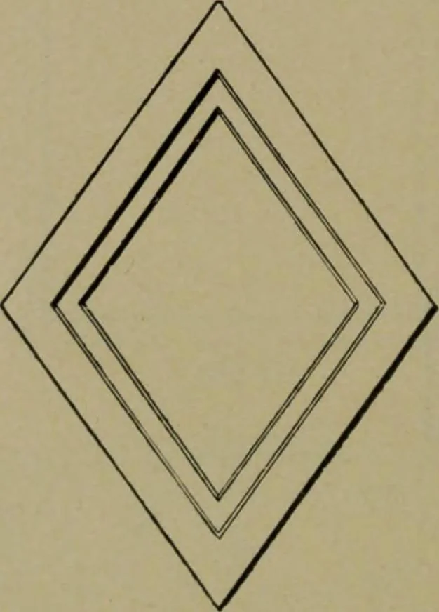 An illustration from Universal design book : containing official list prices of sash, doors and blinds ... official list prices of head, corner and base blocks ... official moulding book ... official list: window glass .., 1908, leaf 45
