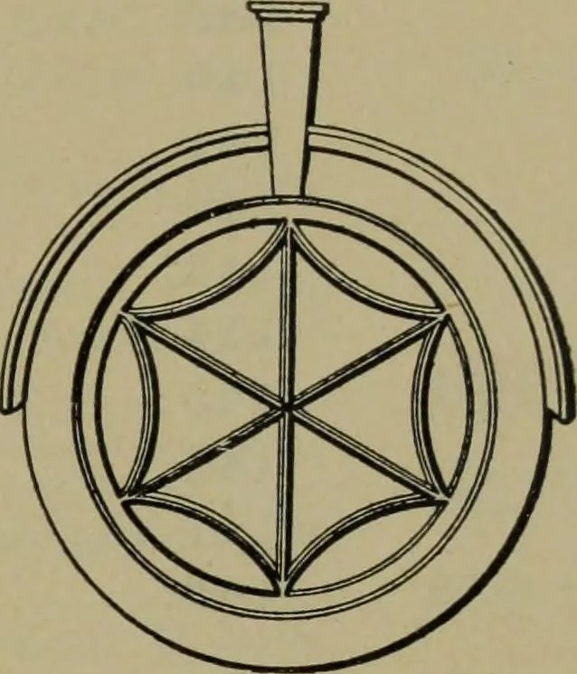 An illustration from Universal design book : containing official list prices of sash, doors and blinds ... official list prices of head, corner and base blocks ... official moulding book ... official list: window glass .., 1908, leaf 46