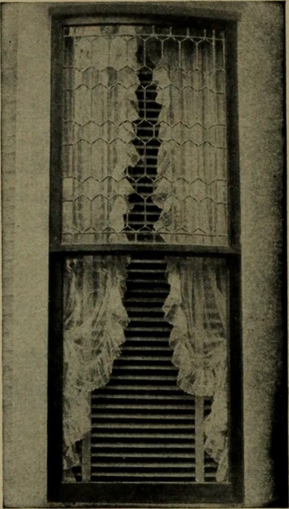 An illustration from Universal design book : containing official list prices of sash, doors and blinds ... official list prices of head, corner and base blocks ... official moulding book ... official list: window glass .., 1908, leaf 73