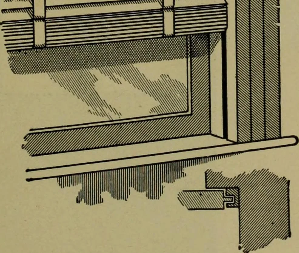 An illustration from Universal design book : containing official list prices of sash, doors and blinds ... official list prices of head, corner and base blocks ... official moulding book ... official list: window glass .., 1908, leaf 74
