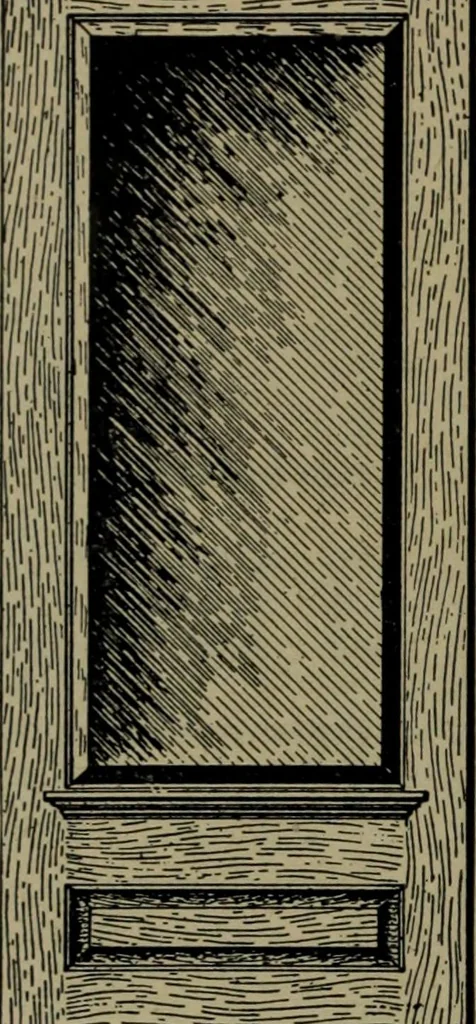 An illustration from Universal design book : containing official list prices of sash, doors and blinds ... official list prices of head, corner and base blocks ... official moulding book ... official list: window glass .., 1908, leaf 85