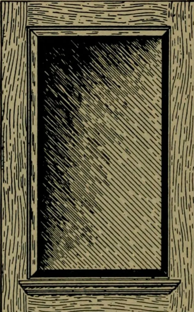An illustration from Universal design book : containing official list prices of sash, doors and blinds ... official list prices of head, corner and base blocks ... official moulding book ... official list: window glass .., 1908, leaf 85