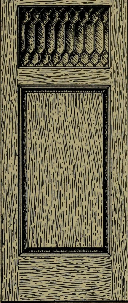 An illustration from Universal design book : containing official list prices of sash, doors and blinds ... official list prices of head, corner and base blocks ... official moulding book ... official list: window glass .., 1908, leaf 86